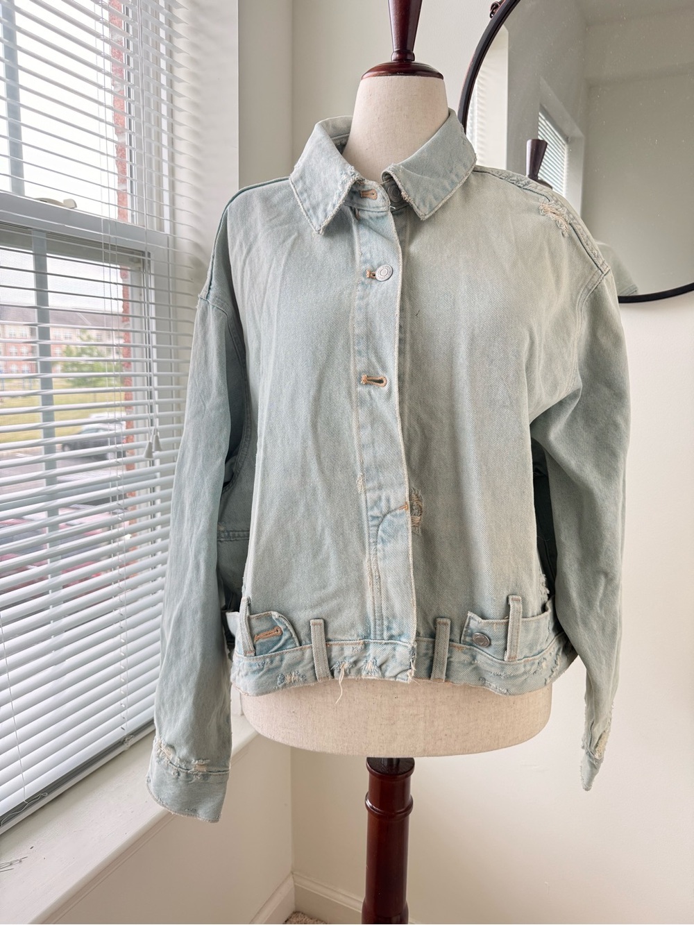 Zara Light Blue Denim Jacket